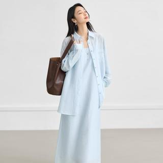  DUIBAI/对白 宽松 女士衬衫连衣裙套装