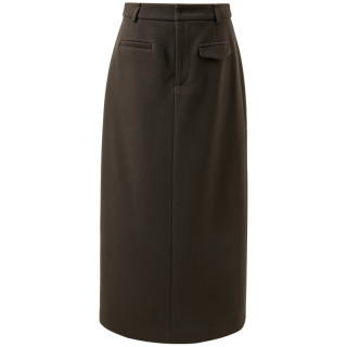 三彩 开叉 女士半身裙