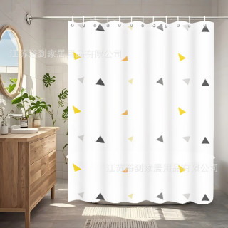 艾格辰 防水防霉Peva浴帘免打孔