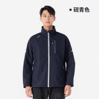 迪卡侬 抓绒软壳衣 男摇粒绒外套 户外保暖防风防泼水钓鱼夹克 4772091 夹克*1