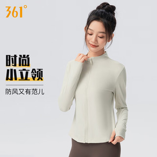  361° 高级感 女士运动外套 象牙白 L