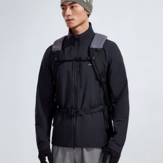 喜马拉雅 霜壳立领软壳衣户外男春季新款耐磨防风外套