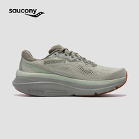 saucony GUIDE向导19稳定轻便跑鞋缓震舒适透气休闲运动鞋 绿140 43