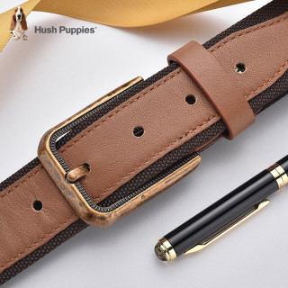 暇步士 男士腰带 帆布编织针扣皮带 10059510063560 130cm