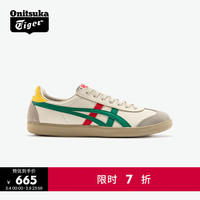 Onitsuka Tiger TOKUTEN秋冬男女经典复古低帮休闲鞋德训鞋 米色/绿色