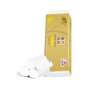 清风 金装无芯卷纸 4层100克10卷