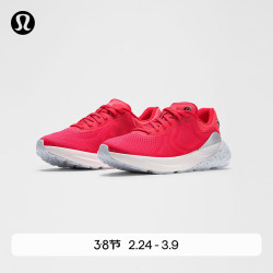 lululemon Beyondfeel 女士跑鞋 LW9FGCS 辉光红/浅蒸汽灰/黑色