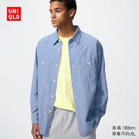  UNIQLO/优衣库 宽松 男士衬衫