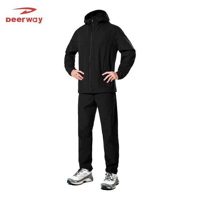 德尔惠 透气防风运动套装