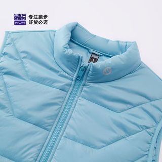 必迈 跑步棉马甲 轻便透气保暖 复古蓝 XL 运动背心