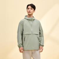 安踏 男子宽松半开领连帽夹克 152448618U