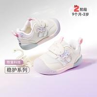 牧童 2026春季甜心糖果软底防踢撞宝宝稳护鞋网面透气女童学步鞋子