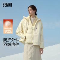 森马 女士羽绒服 宽松都市护身服 2025新款