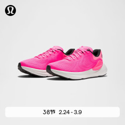 lululemon 女士跑鞋 活力树莓粉/蒸汽灰/黑 38