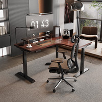  Loctek/乐歌 电动升降桌 三电机|单桌腿|黑腿