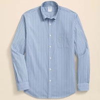 值选：Brooks Brothers Performance Series 条纹商务休闲衬衫