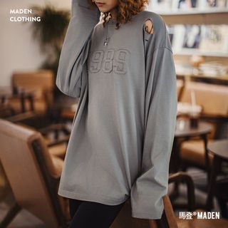  MADEN/马登 水洗做旧 女士卫衣