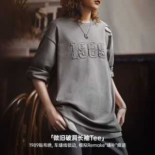  MADEN/马登 水洗做旧 女士卫衣