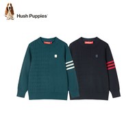 暇步士 童装儿童毛衣男女童休闲针织衫秋冬装新款大童圆领打底线衣