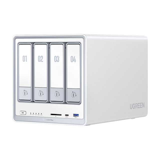 绿联 万兆网口 NAS网络存储 8G内存 8T四盘位 万兆网口  2块 8GB