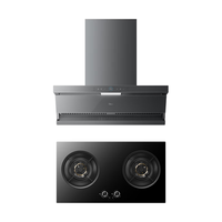  Midea/美的 30风量顶侧双吸烟机 烟灶套装