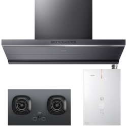 华帝 小飞碟Max S66+122D+579 顶侧一体烟灶热水器 28风量