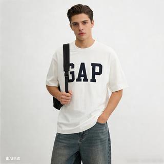  Gap/盖璞 logo字母印花 男女装短袖T恤