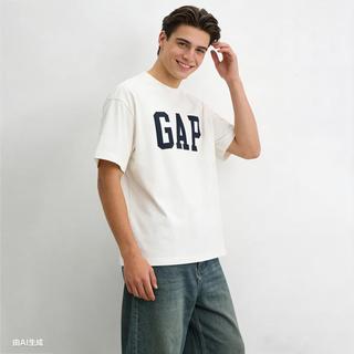  Gap/盖璞 logo字母印花 男女装短袖T恤