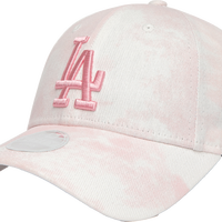 ERA MLB经典刺绣棒球帽女款LA扎染弯檐遮阳帽潮