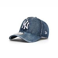 ERA 潮牌MLB NY牛仔做旧刺绣棒球帽可调节遮阳帽百搭潮