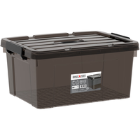  SPACEXPERT/空间专家 特大号 衣物收纳箱 提手 【透茶35L】 51*39*25cm