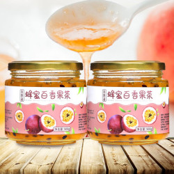 臻仙坊 蜂蜜百香果茶 蜂蜜百香果茶 蜜炼果酱 2罐（500克 /罐）