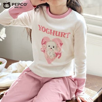 PEPCO/小猪班纳 德绒拼接 女童T恤