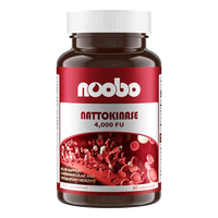  NOOBO 溶软化疏通血管清道夫降血脂 纳豆激酶胶囊 纳豆激酶胶囊 60粒*2瓶 【阶段装】