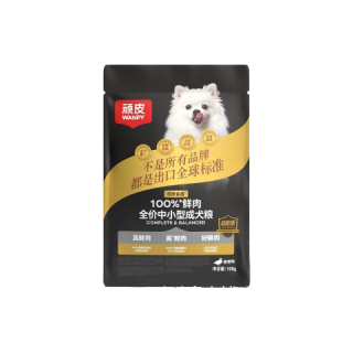 顽皮 100%鲜肉 犬粮