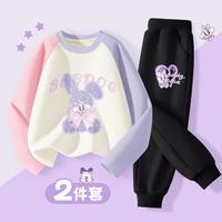 BoBDoG/巴布豆 甜美 女童春季套装