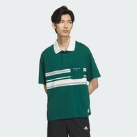 限尺码：adidas 学院风 男士POLO衫