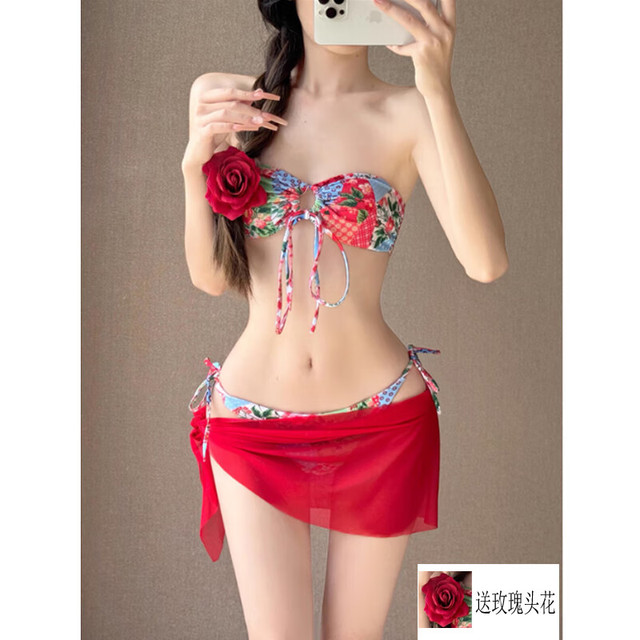 安与·洛施琪 民族印花 女士比基尼泳衣