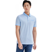  goldlion/金利来 易打理 男士短袖Polo衫 XL 天蓝-25