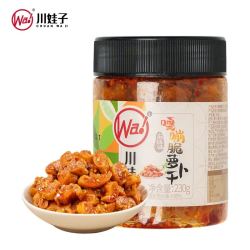 川娃子 四川麻辣香脆萝卜干 230g*1瓶装