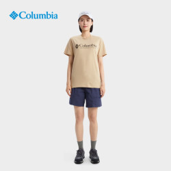 Columbia 户外春夏情侣男女圆领透气旅行野营运动短袖T恤JE1586 277
