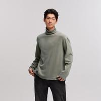 森马 男式长袖高领T恤 冬季保暖打底衫