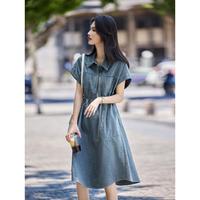 限尺码：苏醒的乐园 夏季韩版气质时尚复古风中长裙