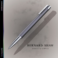 萧伯纳 精灵系列宝珠笔商务办公高档签字笔七夕情人节礼物教师节送礼 暮云隐灰 0.6mm