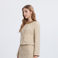  SCOFIELD 设计感轻奢气质 女士半身裙 金色(半身裙） XL 175