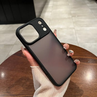 韵宁 磨砂防指纹 iPhone 17手机壳 磨砂黑 【磨砂防指纹,软边硬背板】