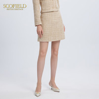  SCOFIELD 设计感轻奢气质 女士半身裙 金色(半身裙） L 170