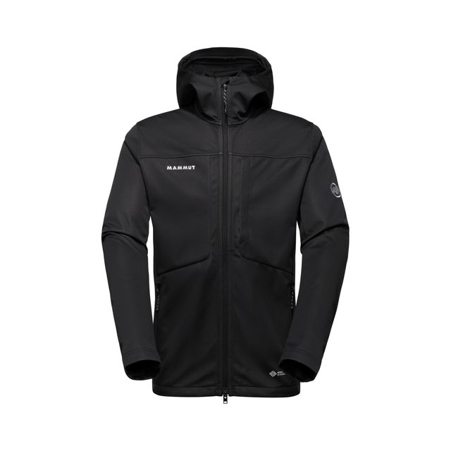 MAMMUT Ultimate VIII 八代男士GTX户外软壳夹克连帽外套 黑色 L