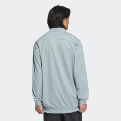adidas 复古简约 男士长袖POLO衫