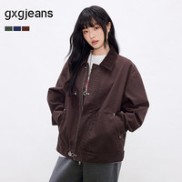 gxgjeans 男装 美式复古飞机扣工装翻领夹克外套 26春新品